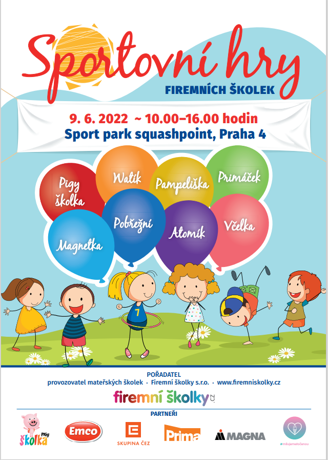 Sportovní hry Firemních školek