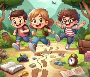Track-the-Thief-Outdoor-detective-ideas